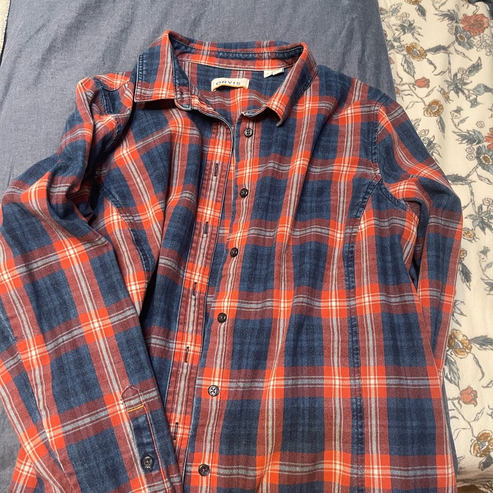 Orvis Plaid Button Up